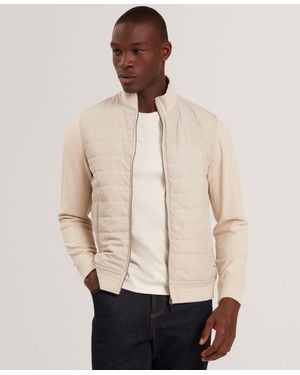 Ted Baker Durano Quilted Jacket - Natural
