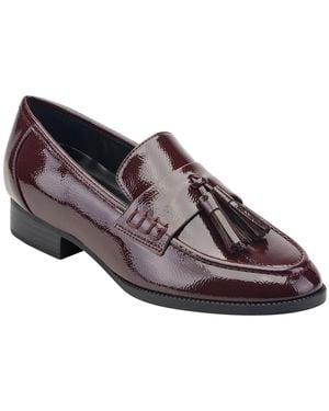 Bandolino Lirka Tassel Block Heel Dress Loafers - Brown