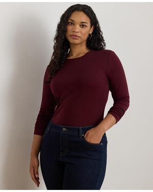 Ralph Lauren Stretch Long Sleeve T-shirt - Red