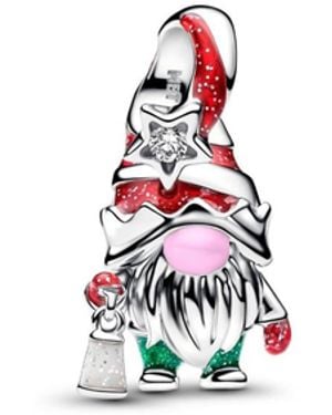 PANDORA Sterling Silver Glow-in-the-dark Gnome Charms - White