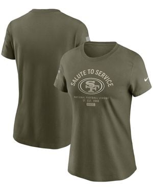 Nike San Francisco 49ers 2025 Salute To Service Sideline T-shirt - Green