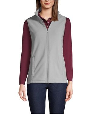 Lands' End Thermacheck 100 Fleece Vest - Purple