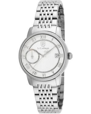 INVICTA WATCH S.coifman Sc0336 Heritage Quartz Dial Stainless Steel Bracelet Watch - Metallic