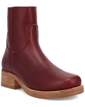 Dingo Banner Leather Boot - Purple
