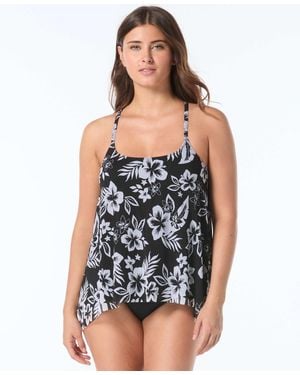 Coco Reef Current Scoop Neck Tankini Top - Black