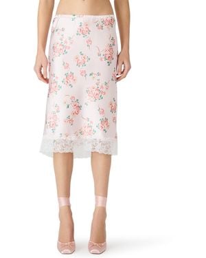 Steve Madden Alayna Printed Skirt - Pink