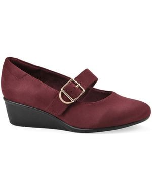 White Mountain Bolford Wedge Pumps - Red