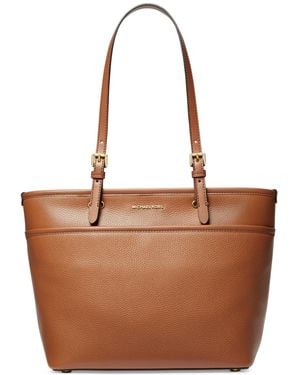 Bedford pebble leather pocket tote deals