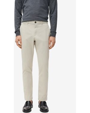 Mango Prato Cropped Tapered Chino Pants - Multicolor