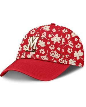 Fanatics Maryland Terrapins Blossom Adjustable Hat - Red