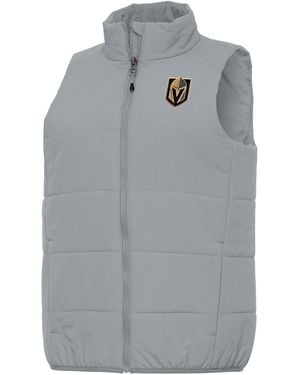 Antigua Vegas Golden Knights Experience Full-zip Vest - Gray
