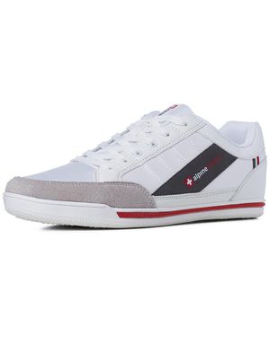 Alpine Swiss Stefan Retro Sneakers - White