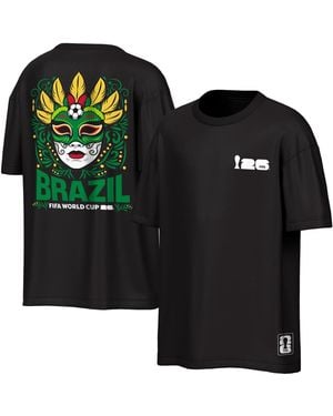 Outerstuff Brazil Fifa World Cup 2026 Rally Oversized T-shirt - Black