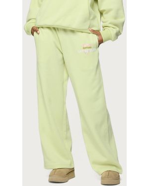 Edikted Matcha Lover Straight Leg Sweatpants - Green