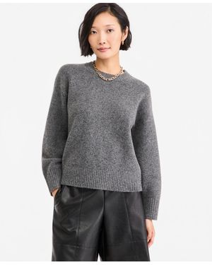 On 34th Relaxed Barrel Sleeve Sweater - Gray