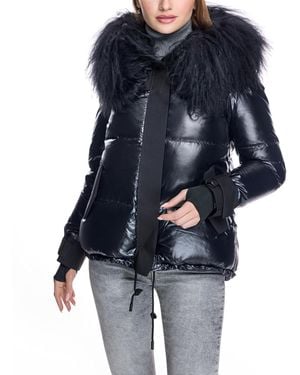 Julia & Stella By Maximilian Nylon Jacket - Blue