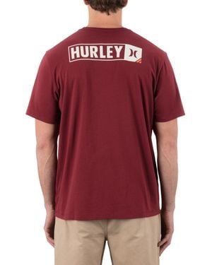 Hurley Corner Short Sleeve T-shirt - Red