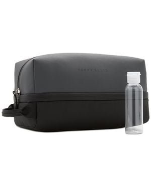 Perry Ellis Gray Nylon Travel Case - Black