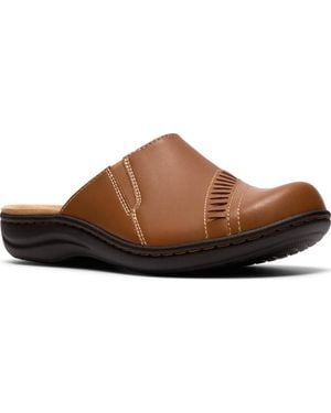Clarks Laurieann Lux Slip-on Mules - Brown