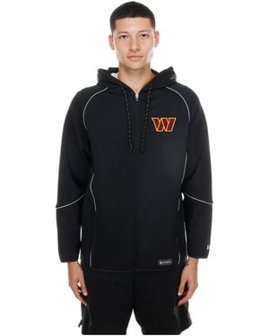 KTZ Washington Commanders Combine Authentic Raglan Full-zip Hoodie - Blue