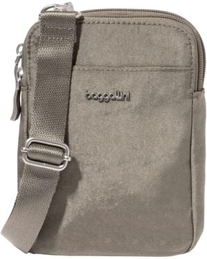 Baggallini Modern Mini Crossbody Handbag - Gray