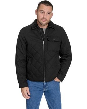 Dockers Diamond Quilted Jacket - Black