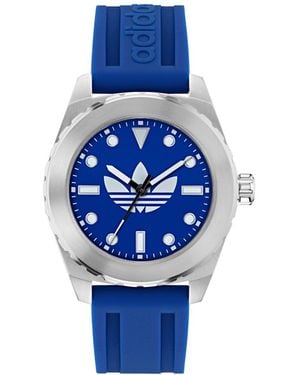 adidas Analog Silicone Watch - Blue