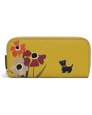 Radley Floribunda Zip Around Wallet - Yellow