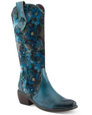 L'ARTISTE L Artiste S Rodeoqueen-viv Western Tall Boots - Blue