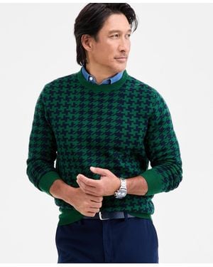 Club Room Basset Hound Crewneck Sweater - Green