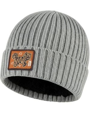 Levi's Ribbed-knit Beanie - Gray