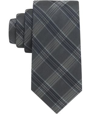 Calvin Klein Ophelia Plaid Classic Tie - Gray