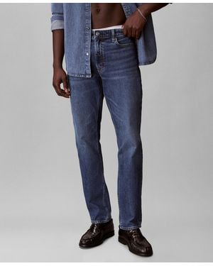Calvin Klein Slim-fit Stretch Denim Jeans - Blue