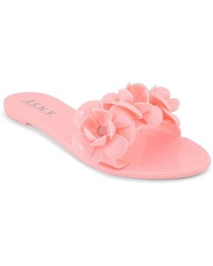 Andrew By Andrew Stevens Helen Jelly Sandals - Pink