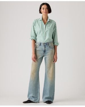 Levi's Premium Mid-rise Loose Bootcut Jeans - Green