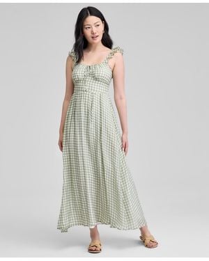 And Now This Printed Sleeveless Maxi Dress - Green