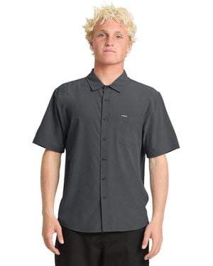 Quiksilver Ridge Tech Classic Short-sleeve Shirt - Gray