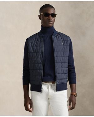 Polo Ralph Lauren Full-zip Quilted Vest - Blue