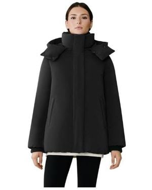 SOIA & KYO Elmira Cocoon Down Jacket - Black
