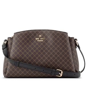 Nine West Luela Small Crossbody Handbag - Brown