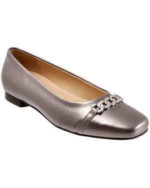 Trotters Harmony Flat - Gray