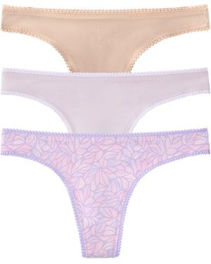 On Gossamer Mesh Hip G 3 Pack Underwear 3512p3 - Purple