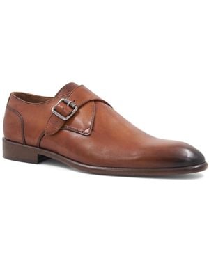 Bruno Magli Solero Slip On Monk Dress Shoe - Brown