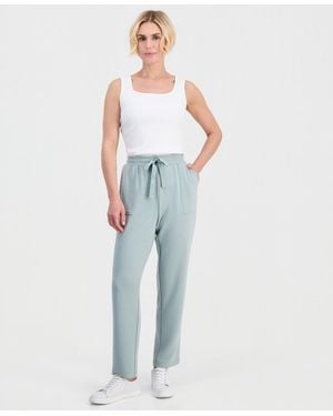 Style & Co. Petite Luxsoft French Terry Fleece Sweatpants - Blue
