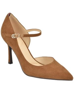 Tommy Hilfiger Gefrey D'orsay Mary Jane Pumps - Brown