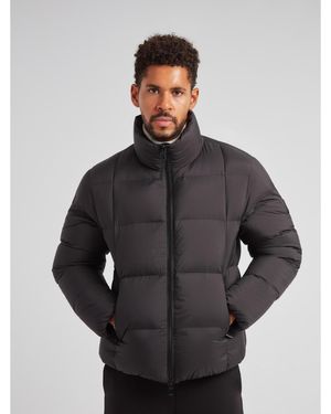 Jacket Cloud Long Sleeve Puffer Racer Jacket - Gray