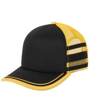 Stranger Things Dustin Henderson Black And Yellow Cosplay Trucker Hat