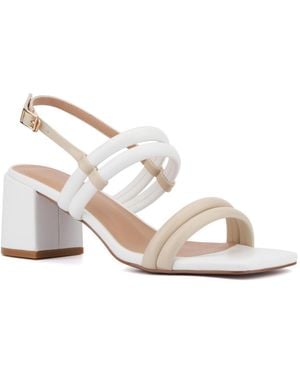 TORGEIS Palm Heels Sandals - Metallic