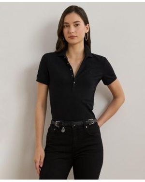 Ralph Lauren Pique Polo Shirt Pxs Xxl - Black