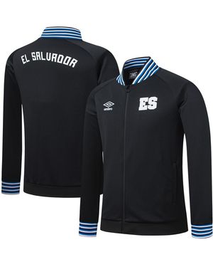 Umbro El Salvador National Team Presentation Raglan Full-zip Jacket - Black